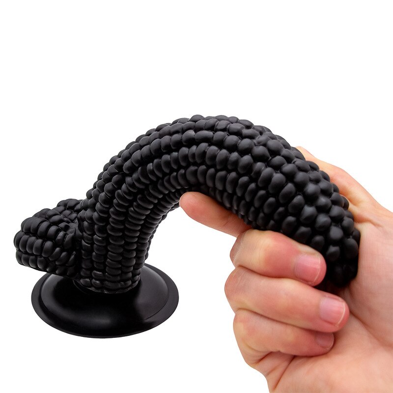 Realistic Silicone Corn Dildo Anal Plug Suction Cup Vegetable Dildo Sex Toys for Women Vaginal Massager G-Spot Masturbator Good