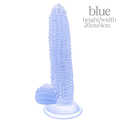 Realistic Silicone Corn Dildo Anal Plug Suction Cup Vegetable Dildo Sex Toys for Women Vaginal Massager G-Spot Masturbator Good