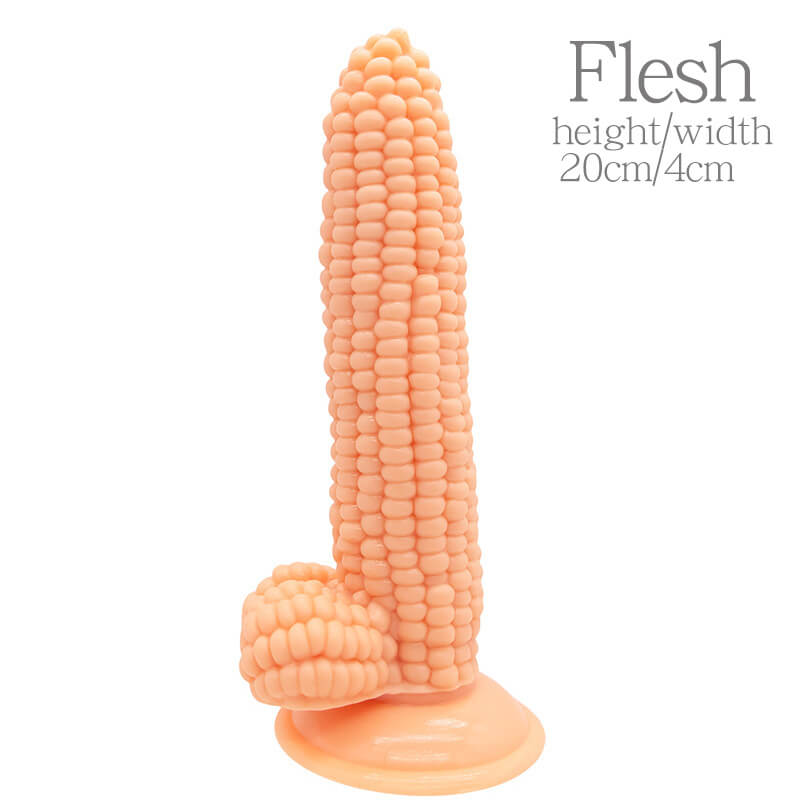 Realistic Silicone Corn Dildo Anal Plug Suction Cup Vegetable Dildo Sex Toys for Women Vaginal Massager G-Spot Masturbator Good