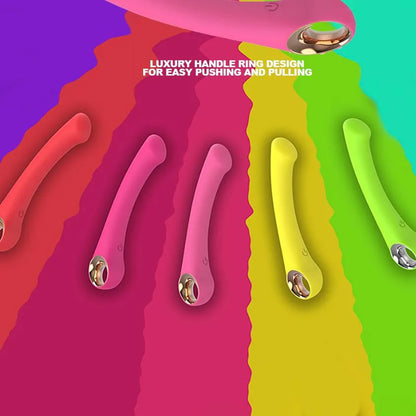 Dildo G-Spot Vibrator Clitoral Stimulator Luxury Loop-Designed Vibrating Sex Toy for Women