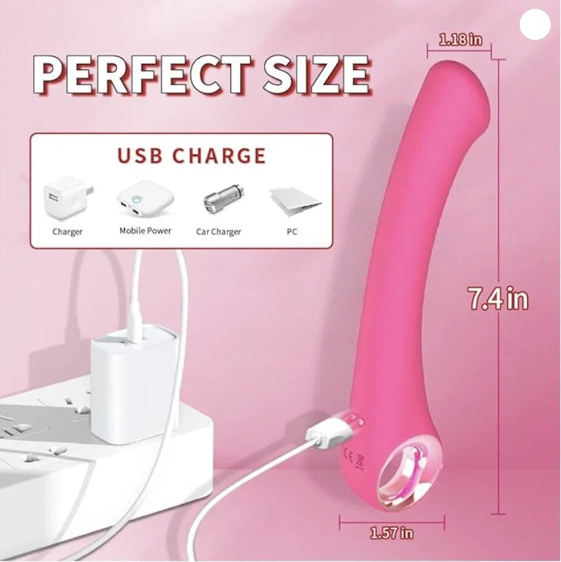 Dildo G-Spot Vibrator Clitoral Stimulator Luxury Loop-Designed Vibrating Sex Toy for Women