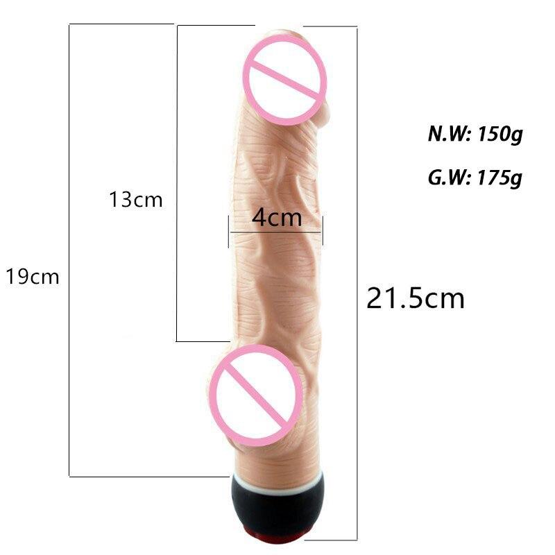 Dildo Soft Realistic Penis Sex Toys for Women Vagina Massager Multi-speed Vibrating Stimulator Dicks Clitoris G-spot Vibrators