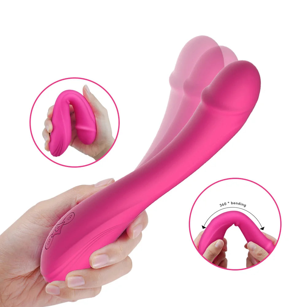 Dildo Vibrator for Women Clit Stimulator Silicone G Spot Vaginal Anal Vibrator Female Masturbator Adult Sex Toys for Women