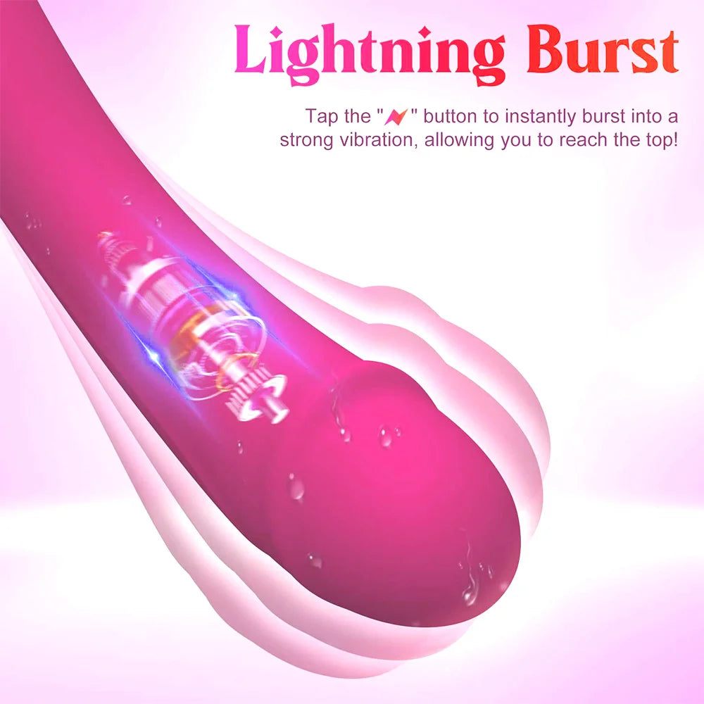 Dildo Vibrator for Women Clit Stimulator Silicone G Spot Vaginal Anal Vibrator Female Masturbator Adult Sex Toys for Women