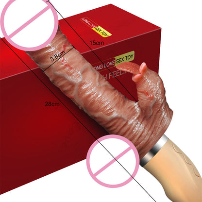 Realistic Licking Dildo Vibrator Sex Toy for Women Soft Silicone Penis G Spot Vibrator Vaginal Massager Female Masturbator
