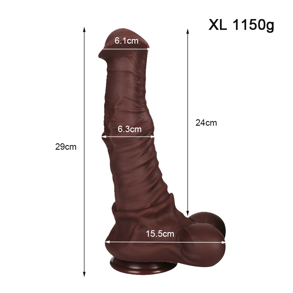 Giant Silicone Horse Dildo. Realistic animal. Penis. Anal expansion. Butt plug. Sex toy. Male and female masturbators. 18+ vagina.