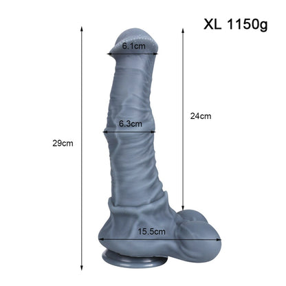 Giant Silicone Horse Dildo. Realistic animal. Penis. Anal expansion. Butt plug. Sex toy. Male and female masturbators. 18+ vagina.
