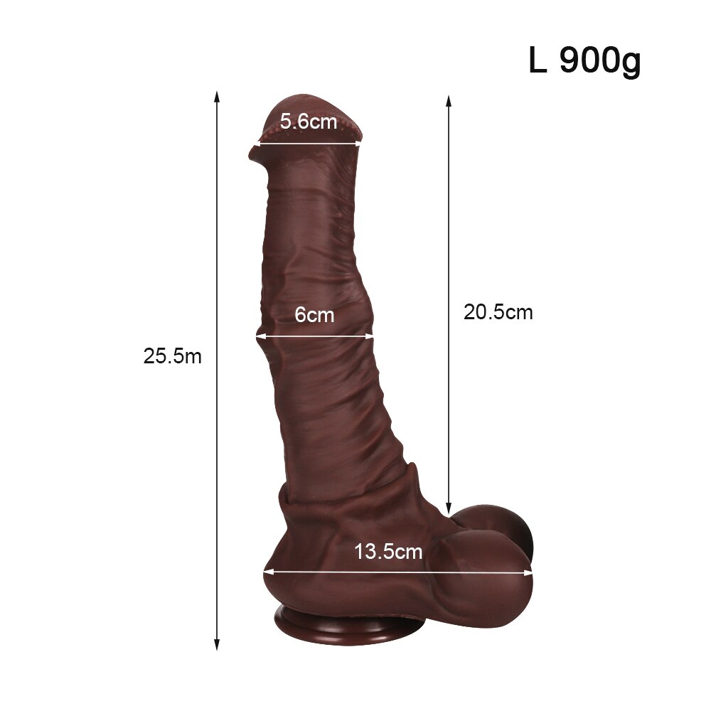 Giant Silicone Horse Dildo. Realistic animal. Penis. Anal expansion. Butt plug. Sex toy. Male and female masturbators. 18+ vagina.