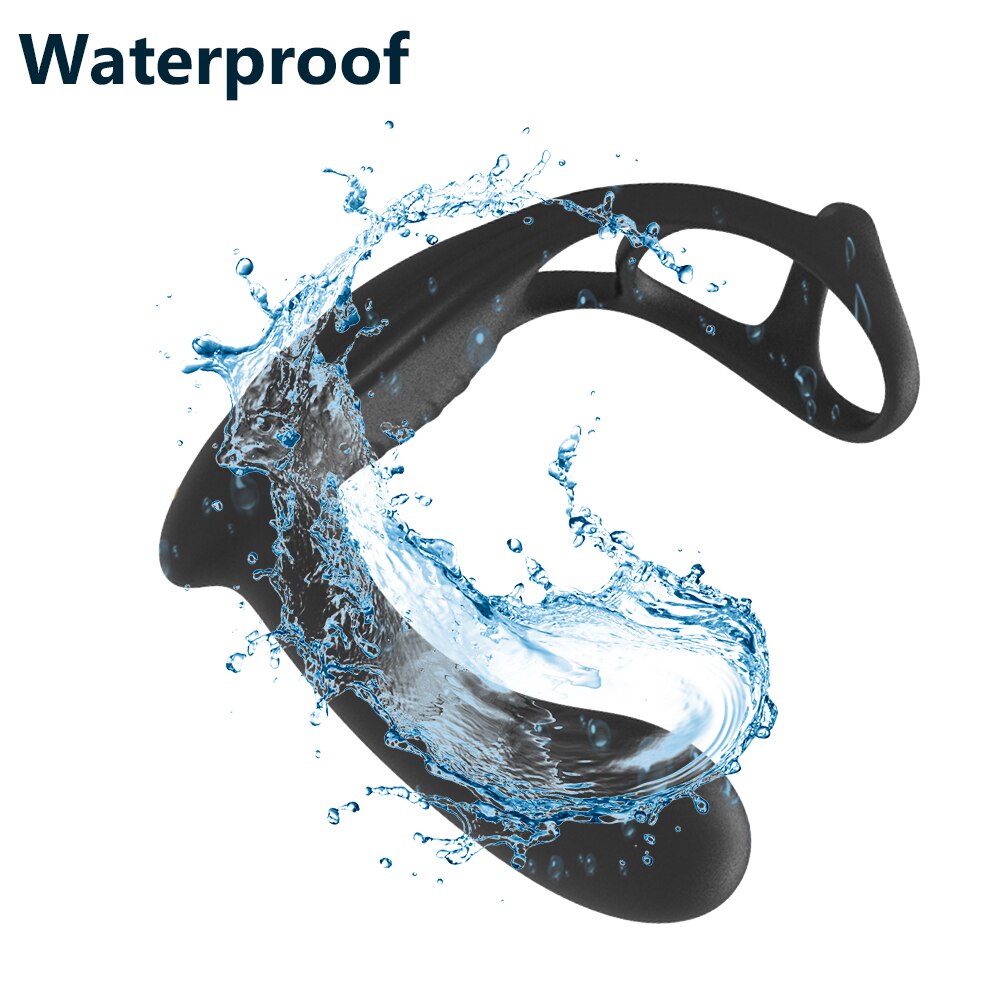 Dual Vibrator Butt Plug Male Prostate Massager with Cock Ring Anal Sex Toys for Men Rechargeable Adult Couple Erotic Products