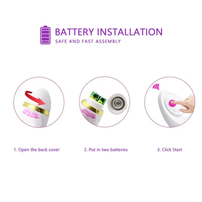Waterproof Vibrators for Women Remote Control Egg Vibrator Strong Vibration G-Spot Massager Sex Toys for Women Sex Shop