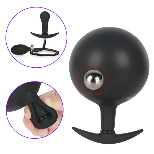 Expandable Prostate Massager Butt Plug Adult Sex Toys Inflatable Silicone Huge Big Anal Plug Anal Dildo Pump Anal Dilator