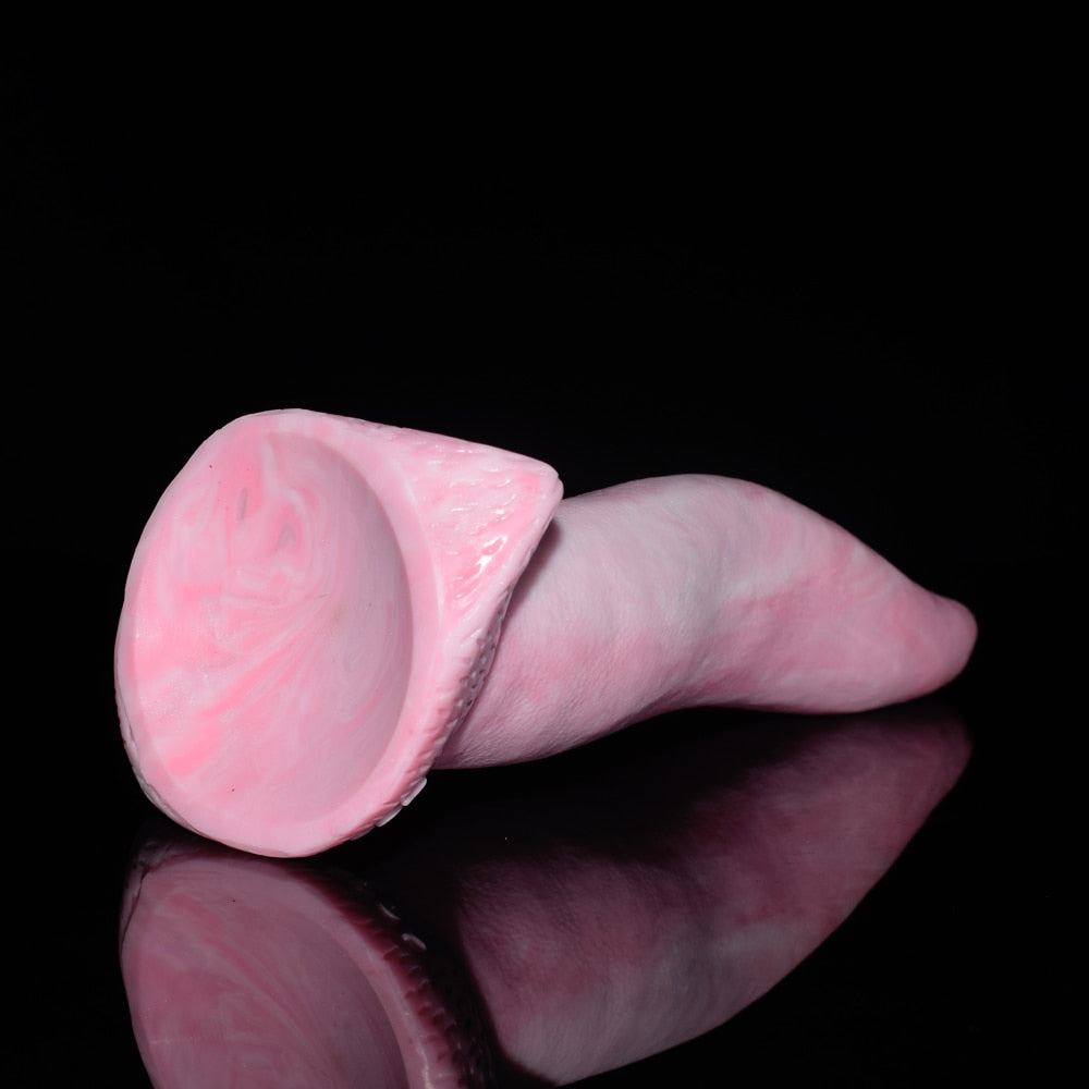 FAAK New Anal Sex Toys Dragon Tongue Tease Flirt Foreplay Clitoris Vagina Stimulate Silicone Sucker Dildo for Women Sex Shop