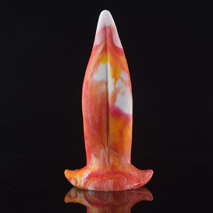 FAAK New Anal Sex Toys Dragon Tongue Tease Flirt Foreplay Clitoris Vagina Stimulate Silicone Sucker Dildo for Women Sex Shop
