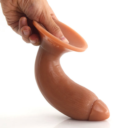 FAAK New Double Layer Silicone Butt Plug Soft Sucker Anal Dildo Male Masturbator Sex Toys Shop for Women Anus Vagina Stimulation