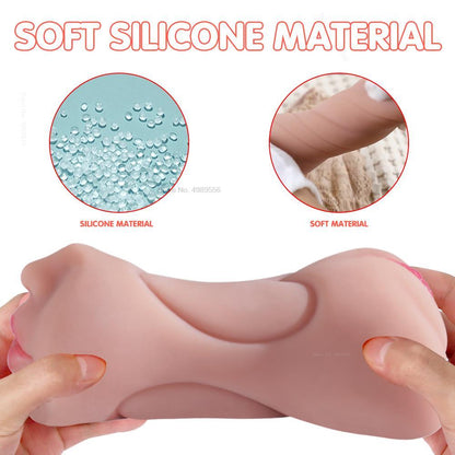 Realistic 3D Deep Throat Male Masturbator - Oral Sex Cup - Artificial Vagina Sex Toy for Men and Women - SexToy Shop