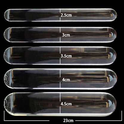 Female Masturbation Huge Faux Crystal Glass Butt Plug Dildo Rod Massage Stick Clitoral Stimulator Adult Sex Toy