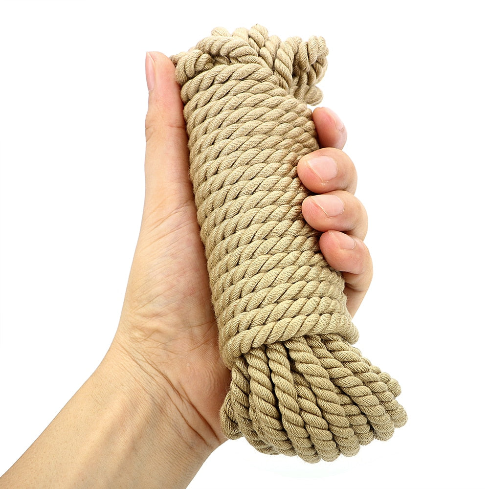 Flirting 5m 10m Restraint Fetish Soft Cotton Rope Roleplay Adult Game Sex Toys for Couples Slave SM Bondage Rope