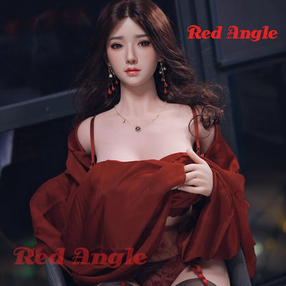 Red Angle Silicone Sex Doll Sexy Chubby Big Boobs Ass Full-Grown Body Hot Beauty Pussy Vagina Anus Lifelike Love Toy for Men