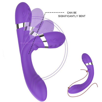 Effective G Spot Vaginal Massager Vibrator for Women Clitoral Stimulation Magic Wand Adult Toys 18 Female Masturbator Sex Machine