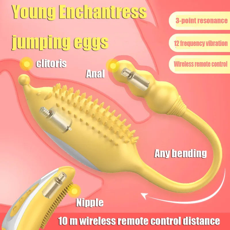 G-spot Bullet Vibrating Egg Vibrator Vagina Ball Ben Wa Balls Anal Nipple Stimulation Wireless Remote Adult Sex Toys For Women