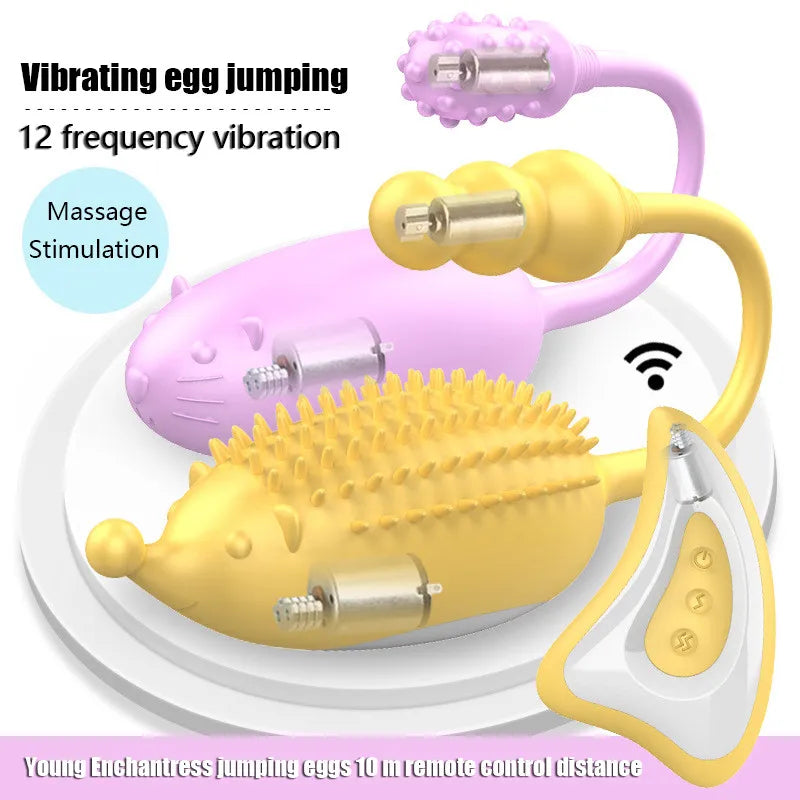 G-spot Bullet Vibrating Egg Vibrator Vagina Ball Ben Wa Balls Anal Nipple Stimulation Wireless Remote Adult Sex Toys For Women