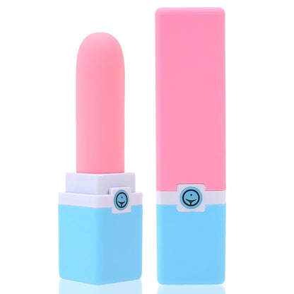 G-spot Stimulation Vibrator USB Rechargeable Mini Lipstick Vibrator Nipple Clitoris Massager Sex Toys for Women 10 Speeds