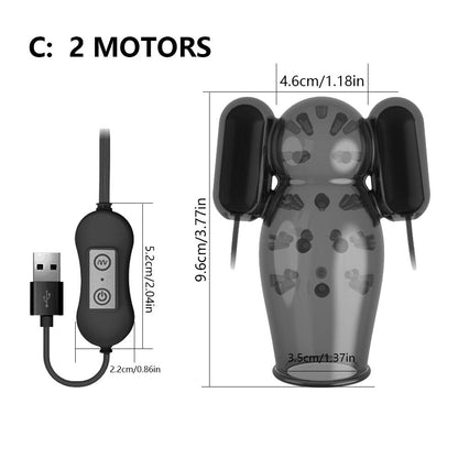 Effective Glans Vibrator Male Penis Trainer Sleeve Sex Toy for Men Delay Ejaculation Male Masturbation 20 Speeds