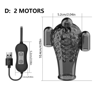Effective Glans Vibrator Male Penis Trainer Sleeve Sex Toy for Men Delay Ejaculation Male Masturbation 20 Speeds