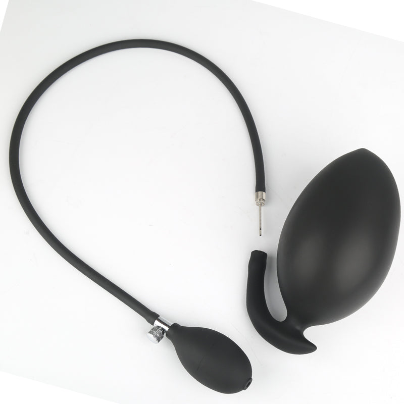 Inflatable 250mm Super Large Silicone Anus Dilator Anal Plug Dildo Pump Women Sex Toys Butt Vagina Stimulate Prostate Massage 18+