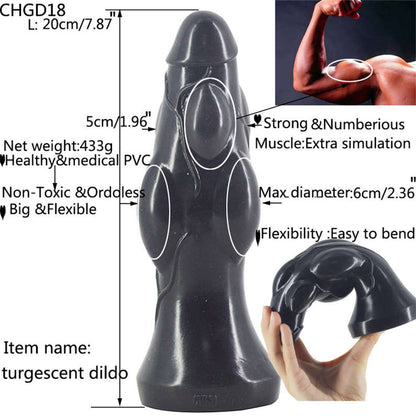 Suction Cup Penis Anal Plug Masturbation Vibration Glass Plug Clitoral Pump Intimate Toys for Husband Pig Tail Adults SM Toys