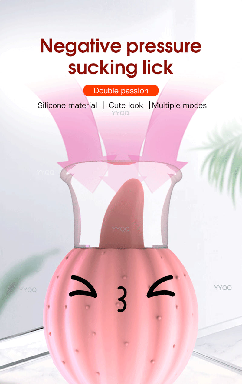 Clit Sucker Tongue Female Masturbator, Sucking G-Spot Sex Toys, Sucking Breast Clitoral Sucker, Adult Products Sucker Toy for Women