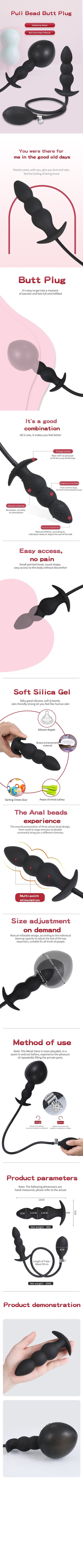 Silicone Inflatable Super Big Anal Plug Dildo 13cm Huge Anal Dilator Prostate Massager Anus Extender G Spot Stimulator Sex Toys