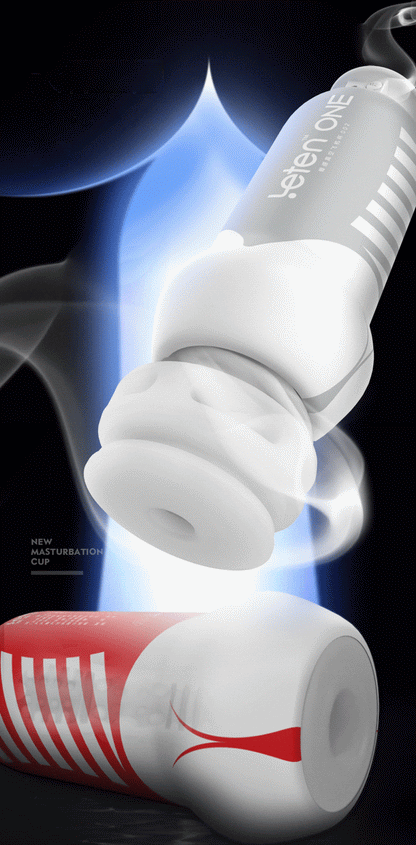 Leten Masturbator for Men Toy - Three-Stoma Air-Sucking Fully Automatic Female Sex Moaning. Virtual Skin for Men.