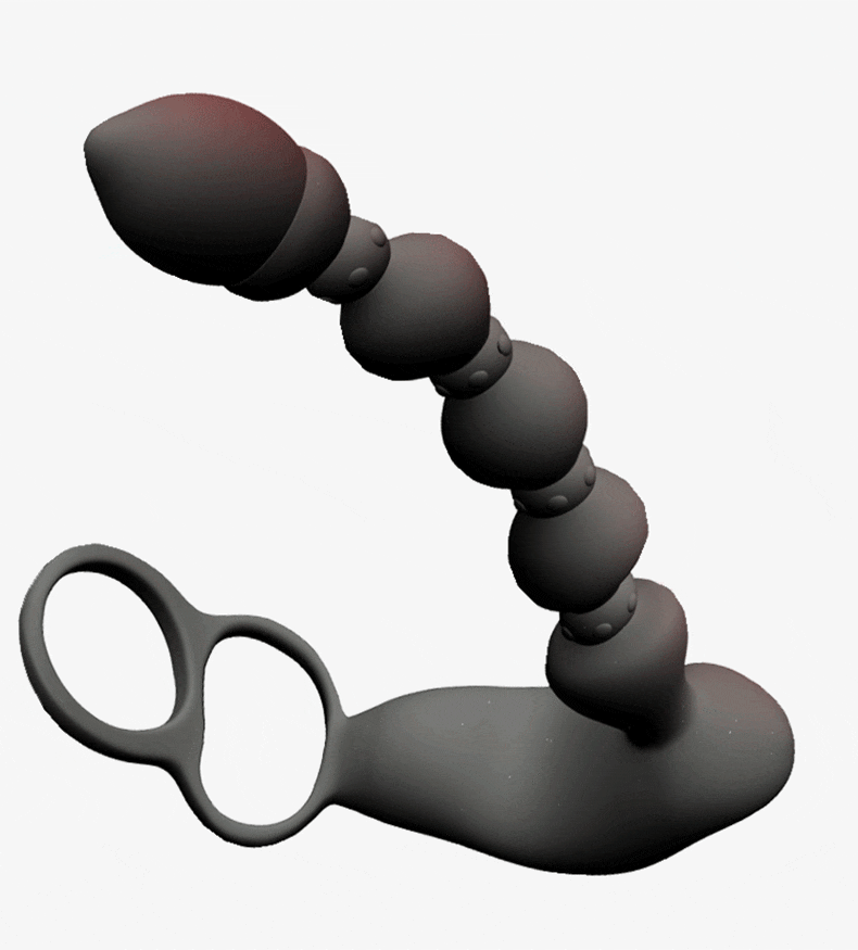 BODYPRO Male Prostate Massage Vibrator Penis Vibrator Ring Anal Plug Stimulator Butt Plug Delay Ejaculation Ring Toy for Men