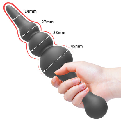 Super Long Anal Bead Butt Plug Female Masturbation Tool Anal Plug G-spot Vagina Stimulator Prostate Massager Sex Toys for Couples