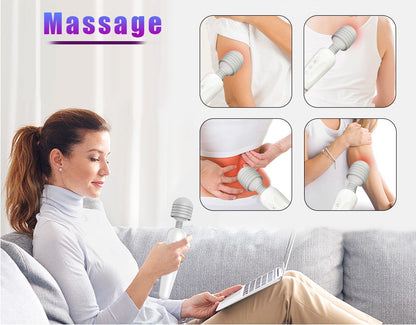 Powerful AV Magic Wand Body Massager, USB Charge G-Spot Vibrator for Women. Adult Vibrator Sex Toys for Women. Female Sex Products.
