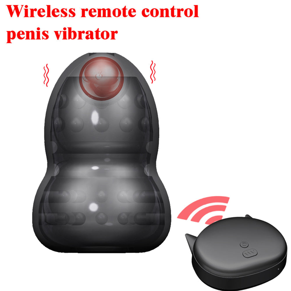 Remote Control Glans Vibrators Male Masturbation Adult Sex Toy for Men Glans Trainer Male Delay Lasting Trainer Vibrators