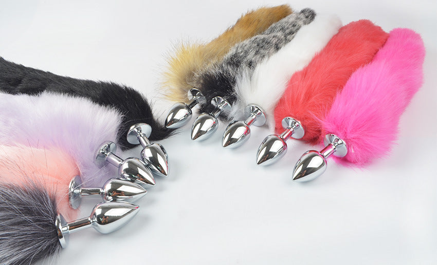 Adult Anal Sex Products Butt Plug Anal Anal Toys for Woman Stainless Steel Toys Shop Exotic Accessories Butt Plug Tail Fox