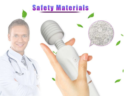 Powerful AV Magic Wand Body Massager, USB Charge G-Spot Vibrator for Women. Adult Vibrator Sex Toys for Women. Female Sex Products.