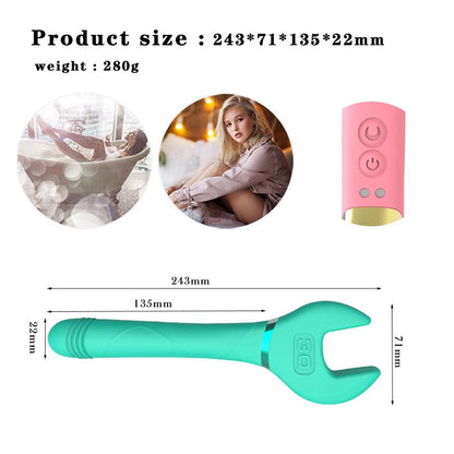 3 Color Wrench Vibrators for Women's Nipple Clitoris Stimulating 10-Frequency Vibrating Massager Female Masturbator