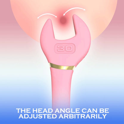 3 Colors Wrench Vibrators for Women's Nipple Clitoris Stimulator 10-Frequency Vibrating Massager Female Masturbator