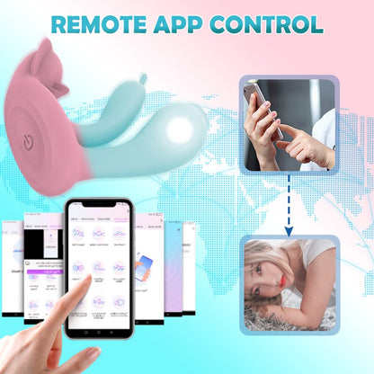 APP Control Vibrators for Women, Tongue Licking Clitoris Stimulator G Spot Massager Vibrating Female Masturbation
