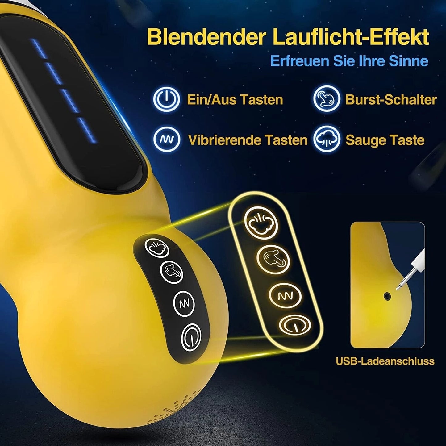 Automatic Male Masturbator with 10 Powerful Vibrations, Soft Pocket Pussy Sex Toy, Realistic Vagina, Blowjob, Oral Adult Toy