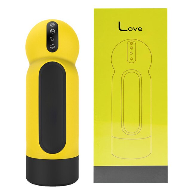 Automatic Male Masturbator with 10 Powerful Vibrations, Soft Pocket Pussy Sex Toy, Realistic Vagina, Blowjob, Oral Adult Toy