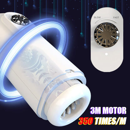 Automatic Thrusting Telescopic Masturbators for Men Penis Stimulation Oral Sex Soft Vagina Cup Pussy Sex Toy for Male