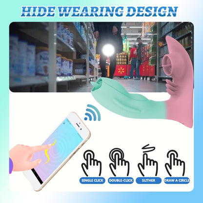 Wearable APP Licking Vibrator for Women G-Spot Vaginal Anal Nipple Clitoris Stimulator Adult Sex Toy 18+