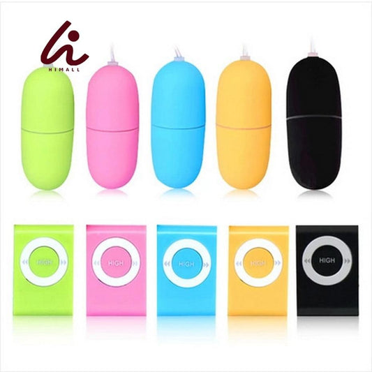 5 Colors Waterproof Portable Wireless MP3 Vibrators Remote Control Women Vibrating Egg Body Massager Sex Toys for Woman