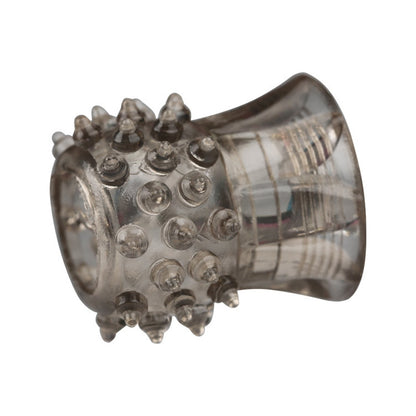 Dropshipping Men's Soft TPE Spiked Cock Ring Extender Penis Sleeve Delay Time Adult Sex Product