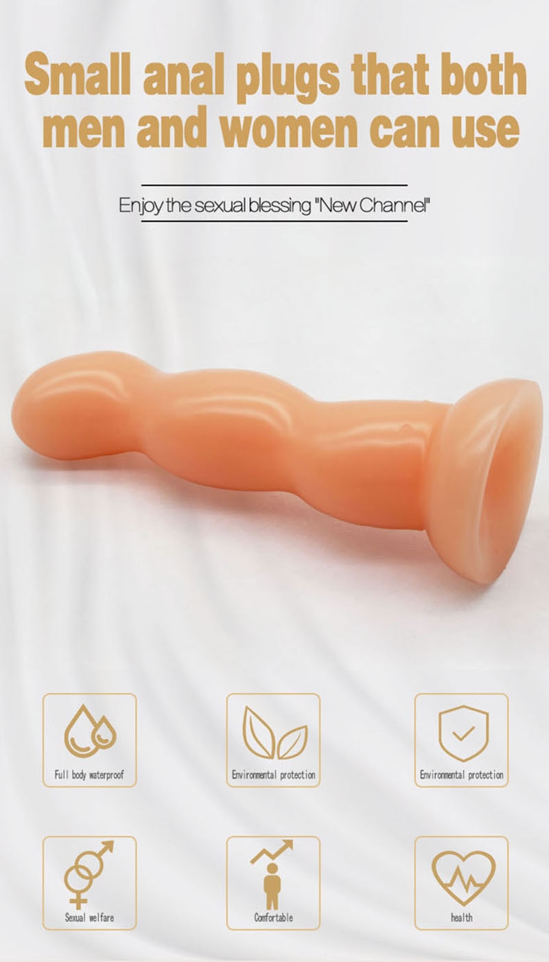 The Female Anal Plug Functional Masturbation Suction Cup Sex Toy for Men, Insert Vagina Anal Product Interest, Dildo, Hot Sale 2021