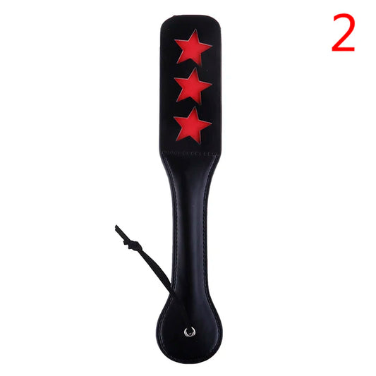 32CM Leather Double-Deck Spanking Paddle Slave Sex Toy for Women Men Paddle Spank Butt BDSM Sex Whip Fetish Bondage Erotic Toys